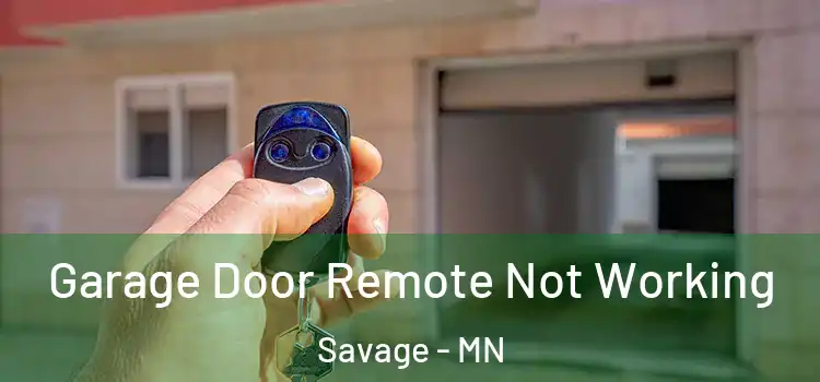  Garage Door Remote Not Working Savage - MN
