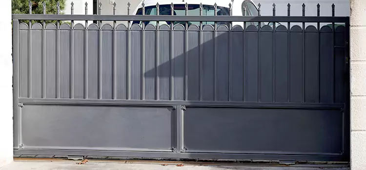 Metal Driveway Gate Installation Savage