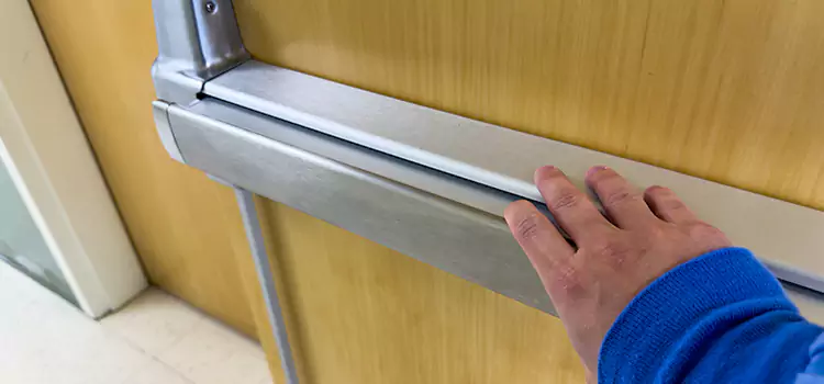 Installing a Push Bar on a Door Savage